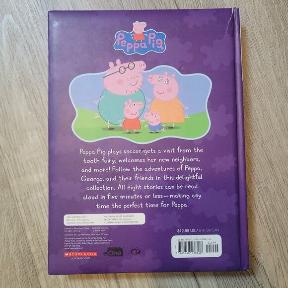 Five-Minute Peppa Stories Peppa Pig Hardcover SCHOLASTIC ISBN: 9781338058048 - Picture 3 of 4